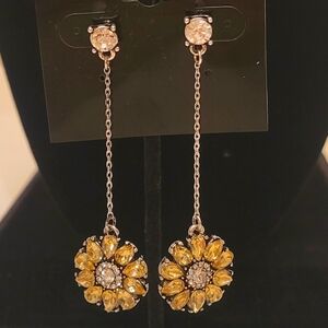 Flower Drop Earrings
